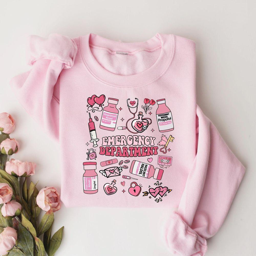 Emergency Department Nurse Valentine Shirt Emergency Department Nurse Valentine Shirt